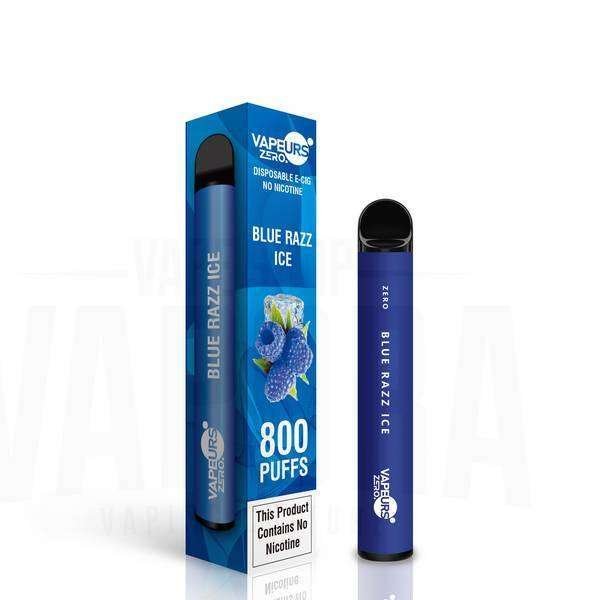 Vape Descartável Blue Razz Ice – Vapeurs 800 puffs – Sem Nicotina