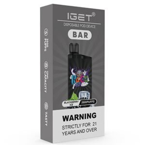 Alternative view of Blackberry Ice IGET Bar
