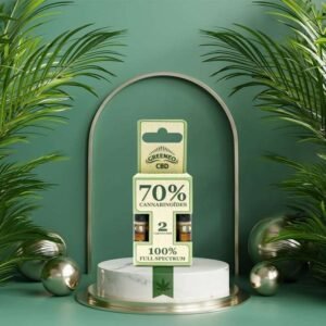 Alternative view of Pack 2 Recargas Stick CBD 70% – Greeneo CBD