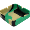3.2" Square Silicone Ashtray Assorted Color