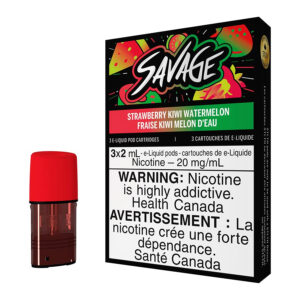 STLTH E-Liquid Pod Pack - Savage Strawberry Kiwi Watermelon