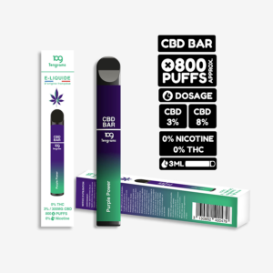 Vape Descartável CBD 800mg – Purple Power – Tengrams