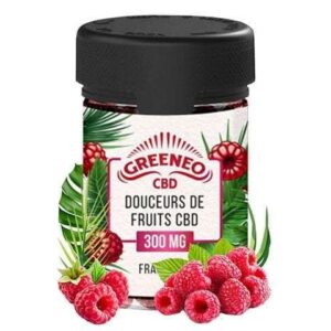 Gomas CBD 300MG – Framboesa – Greeneo